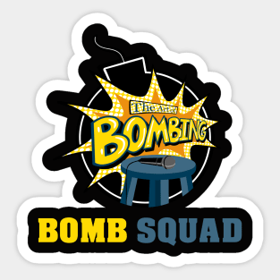 Art of Bombing Comic Logo "Bomb Squad" Sticker